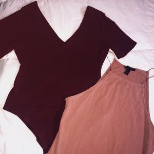 2 forever 21 body suits